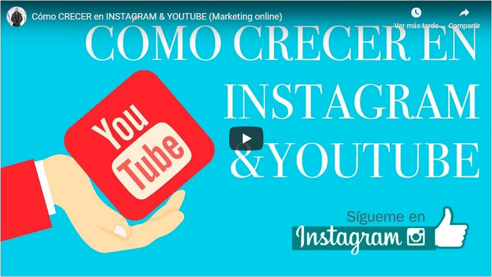 Cómo crecer en Instagram y Youtube