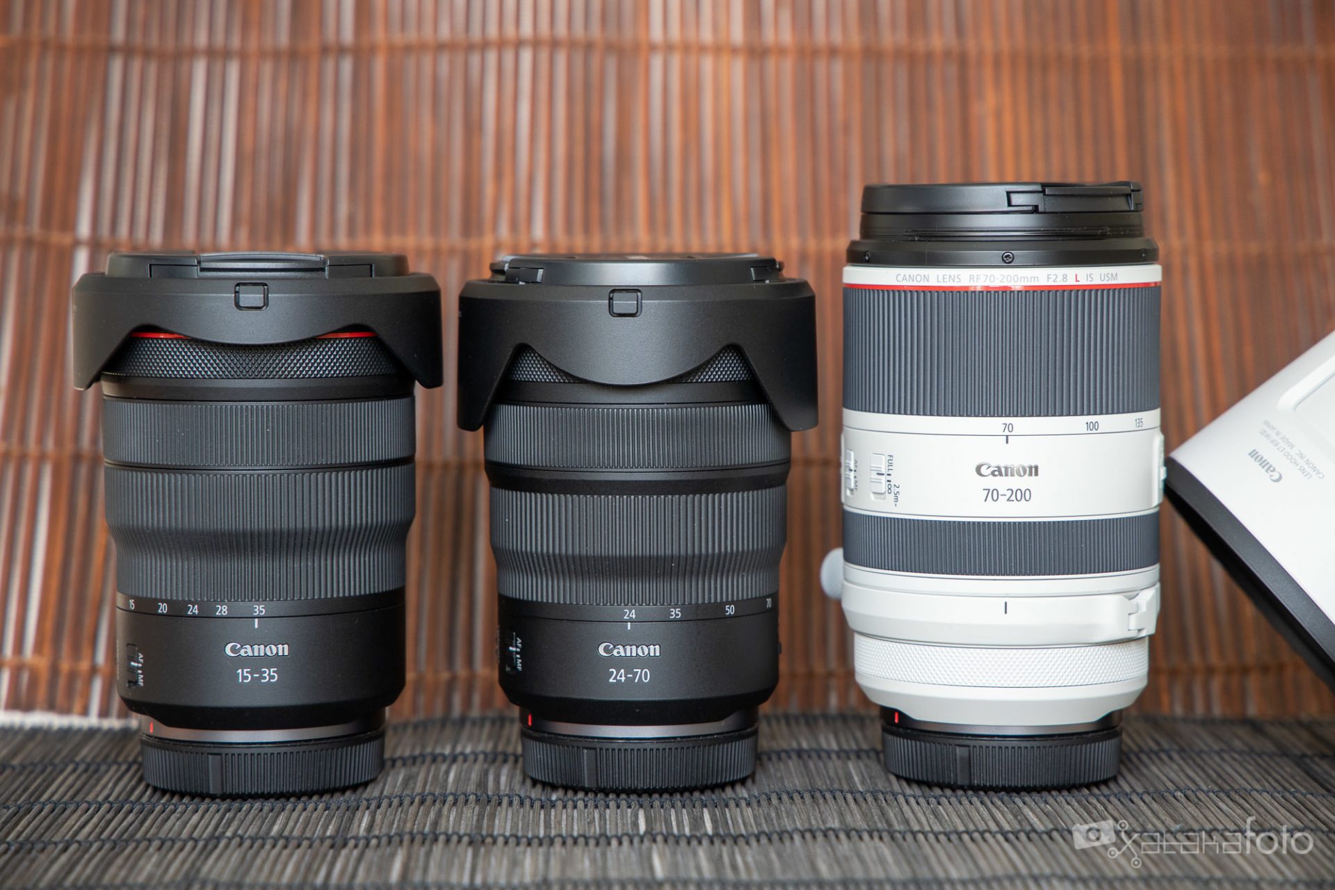 Canon RF 15-35 mm, RF 24-70 y RF 70-200 mm f/2,8, análisis: un kit completo para seducir a los profesionales