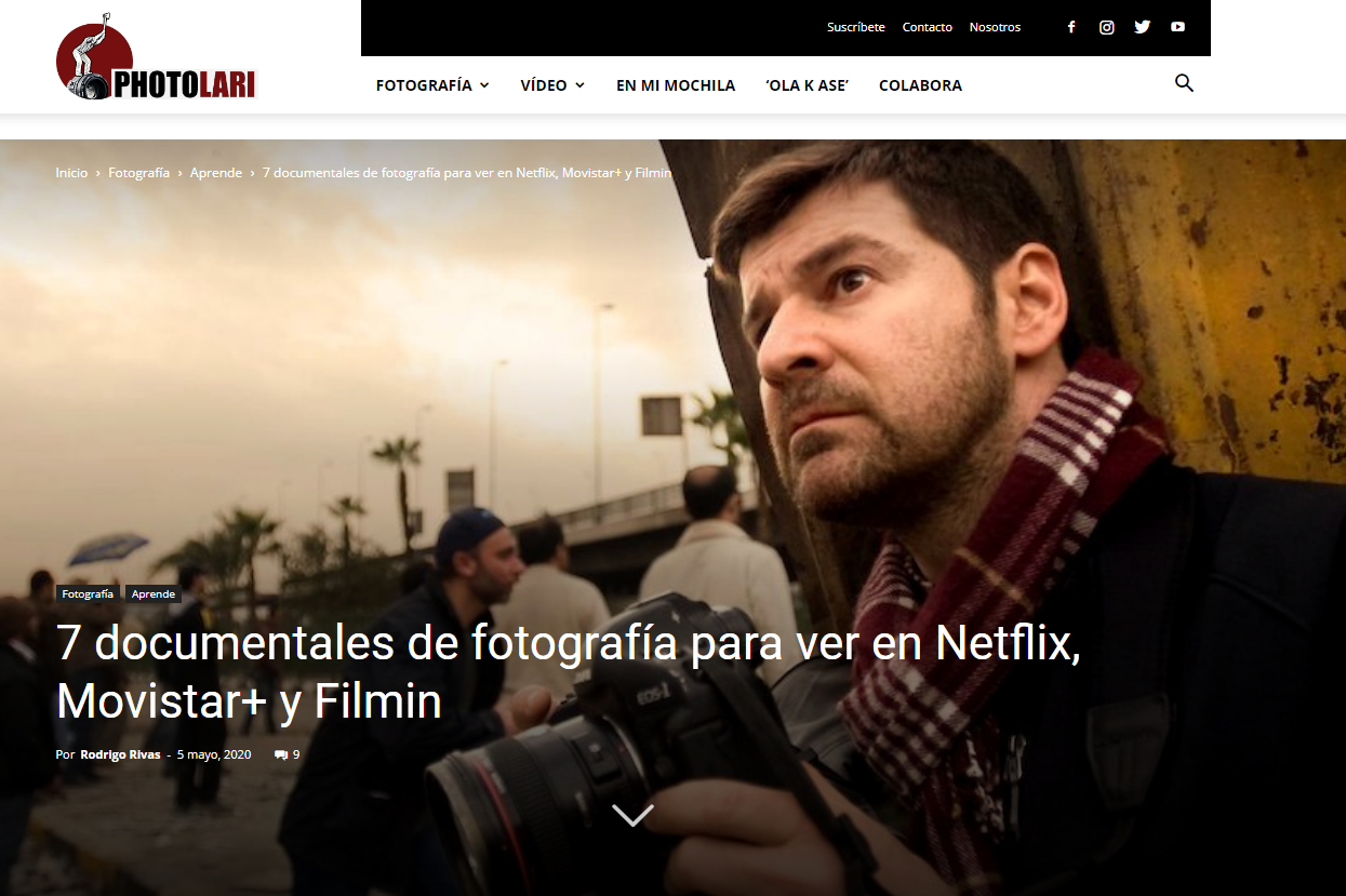 7 documentales de fotografía para ver en Netflix, Movistar+ y Filmin